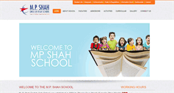 Desktop Screenshot of mpshahschool.com